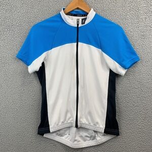 Specialized RBX Sport Cycling Jersey Semi Form Fit Deflect UV White Size Medium